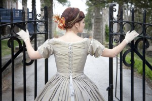 http://www.dreamstime.com/royalty-free-stock-photography-elegant-lady-vintage-dress-opens-wrought-iron-gate-image29882937